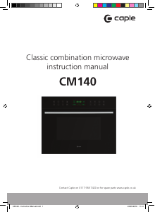 Handleiding Caple CM140 Magnetron