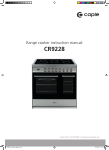 Manual Caple CR9228 Range