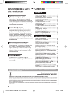 Manual de uso Samsung AQ09UGFX Aire acondicionado