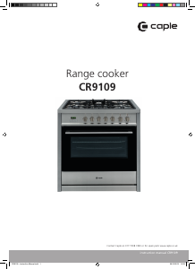 Manual Caple CR9109 Range