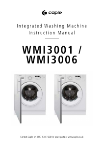 Manual Caple WMI3006 Washing Machine