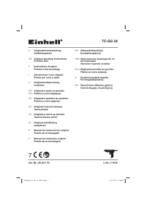 Manual Einhell TC-GG 30 Pistola de colar