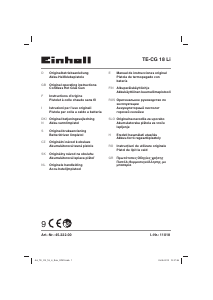 Manual de uso Einhell TE-CG 18 Li Pistola para pegar