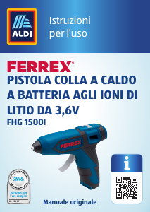 Manuale Ferrex FHG 1500I Pistola incollatrice