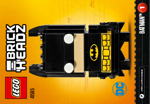 Priručnik Lego set 41585 Brickheadz Batman