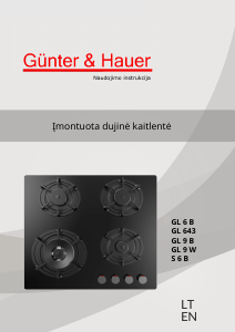 Handleiding Günther & Hauer GL 9 W Kookplaat