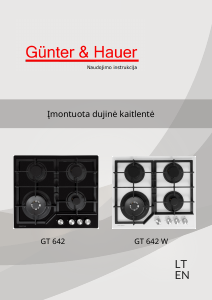 Handleiding Günther & Hauer GT 642 Kookplaat