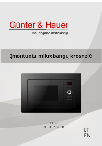 Handleiding Günther & Hauer EOK 20 BL Magnetron