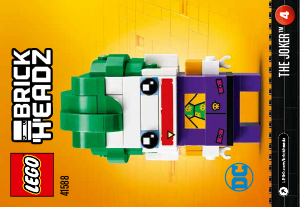 Manual Lego set 41588 Brickheadz Joker