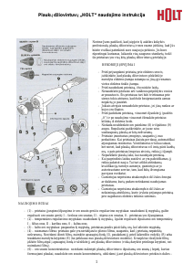 Vadovas Holt HT-HD-003 Plaukų džiovintuvas