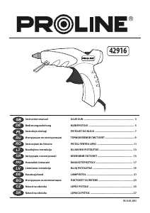 Handleiding Proline 42916 Lijmpistool