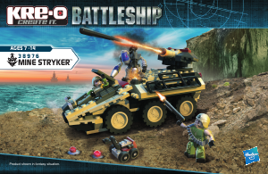 Kullanım kılavuzu Kre-O set 38976 Battleship Mine stryker