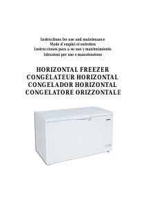 Manual de uso Raymond CFP100A+ Congelador