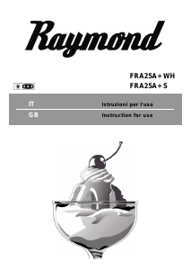 Manuale Raymond FRA25A+ SIL Frigorifero-congelatore