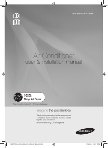 Handleiding Samsung AR09HVSDBWKX Airconditioner