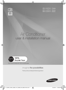 Handleiding Samsung AR09JCFNRWKXTC Airconditioner