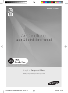 Handleiding Samsung AR12HCFQAWK/ Airconditioner