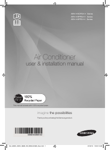 Handleiding Samsung AR24HPFSDWK/SG Airconditioner