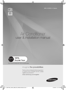 Handleiding Samsung AR12HVSDBWKX Airconditioner