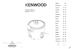 Kullanım kılavuzu Kenwood RC417 Pirinç pişirici