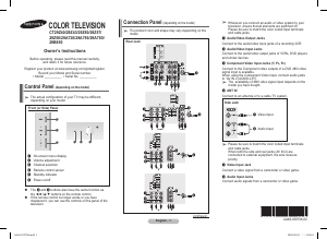 Manual Samsung CT-29Z50M5 Television