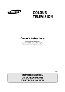 Manual Samsung CZ-21K5S Television