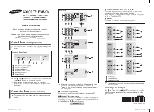 Manual Samsung CT21A550M5 Television