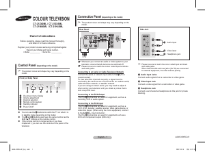 Manual Samsung CT-21Z45ML Television
