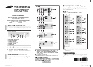 Manual Samsung CT-21Z50ML Television