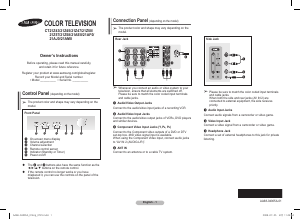 Manual Samsung CT-21Z50M5 Television