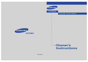 Manual Samsung CT-21K2MJ Television