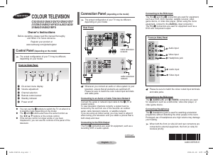 Manual Samsung CS21A751J6 Television