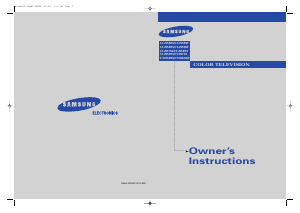 Manual Samsung CT-25M6W Television