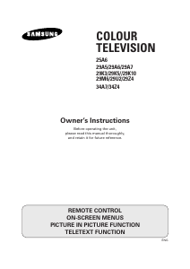 Manual Samsung CS-29Q1MA Television