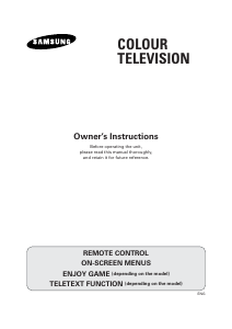 Manual Samsung CZ-15K5MJ Television