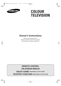 Manual Samsung CZ-21N30MJ Television