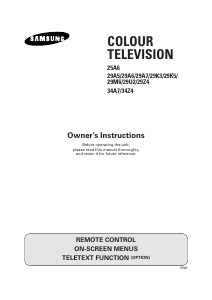 Manual Samsung CS-29Q1MN Television