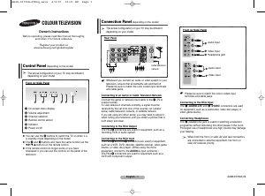 Manual Samsung CS-21Z50MQ Television