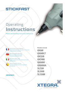 Handleiding Stickfast GX600 Lijmpistool