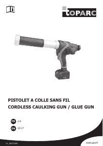 Mode d’emploi Toparc BT-21452001-20 Pistolet à mastic