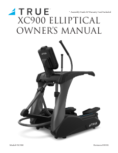 Manual True XC900 Cross Trainer