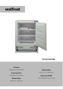 Manual Vestfrost VR-BS16501M0 Freezer