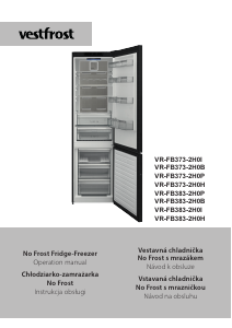 Handleiding Vestfrost VR-FB383-2H0P Koel-vries combinatie