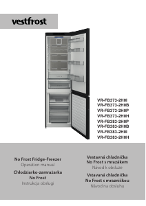 Manual Vestfrost VR-FB383-2H0B Fridge-Freezer