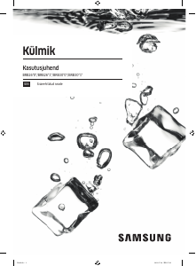 Kasutusjuhend Samsung BRB26602FWW Külmik-sügavkülmik