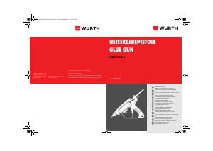 Mode d’emploi Würth HKP 300-E Pistolet à colle