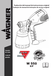 Manual Wagner W 550 Pistola de pintura