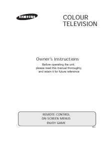 Manual Samsung CB-21K5ML Television