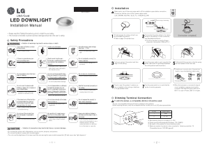 Manual LG D4A0083EDF0 Lamp
