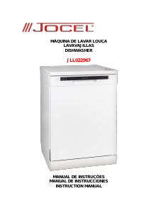 Manual Jocel JLL022967 Máquina de lavar louça